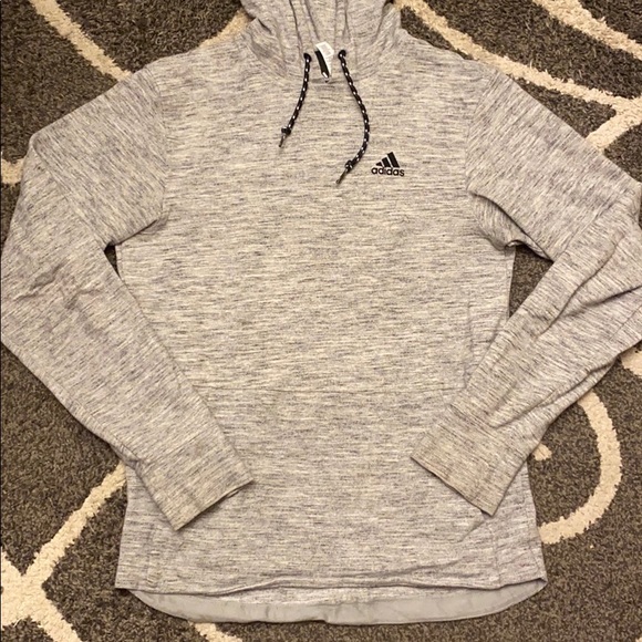 Adidas Heather Pique Hoodie - Picture 2 of 5